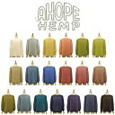 【MEN'S】A HOPE HEMP REGULAR L/S...