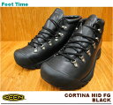 KEEN CORTINA MID FULL GRAIN【キーン コルティナ ミッド フルグレイン】BLACK 1384