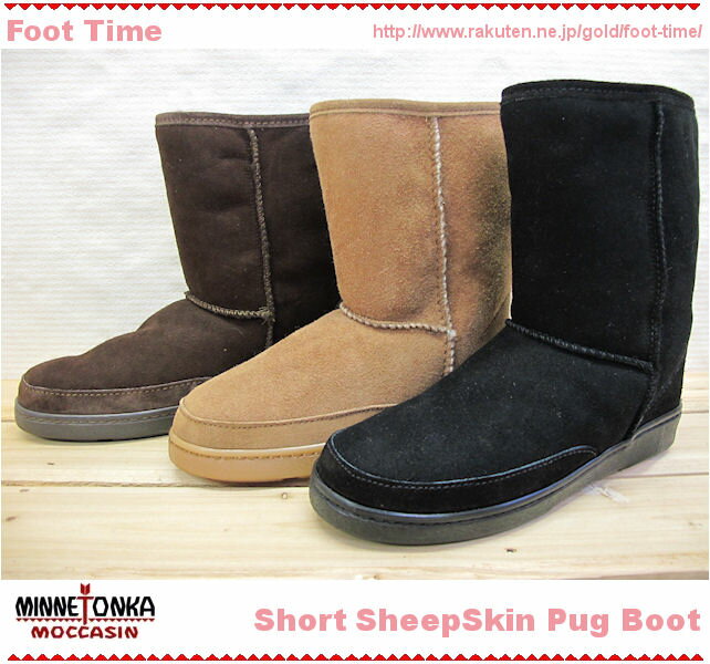 ̃r[̂񑩂ŖhXv[܂͏LXv[v[g!Iyz MINNETONKA Short SheepSkin Pug Bo..