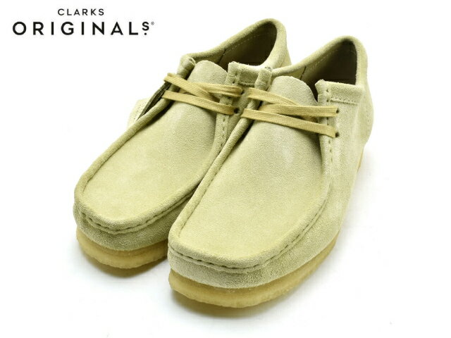 <strong>クラークス</strong> <strong>ワラビー</strong> ロー CLARKS WALLABEE UK規格　メープル スエード MAPLE 26155515