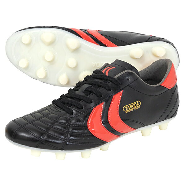 ヤスダ Ligaresta Pro-ex2 リガレスタプロエックス 大人用 サッカースパイク YASUDA <strong>S24001-0002</strong>(BLK/RED)