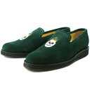 ≪在庫処分≫カミナンド Caminando スリッポン ローファー 14104 Embroidery Slip On Shoes 〔verde〕メンズ カジュアル シューズ スカル 骸骨 靴 men's 送料無料 通販【あす楽対応】