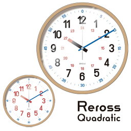 時計 <strong>バウハウス</strong> フォントウォールクロック Reross Quadratic WCL-001 WCL-002 BAUHAUS Fonts Wall Clock Reross Quadratic