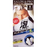 サロンドプロ ワンプッシュ泡のヘアカラー メンズスピーディ 　ダークブラウン《税込み5250円以上で送料無料》