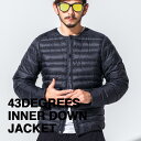 43Degrees インナーダウン ジャケット メ