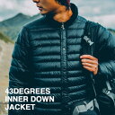インナーダウン ジャケット 43DEGREES メンズ レデ...