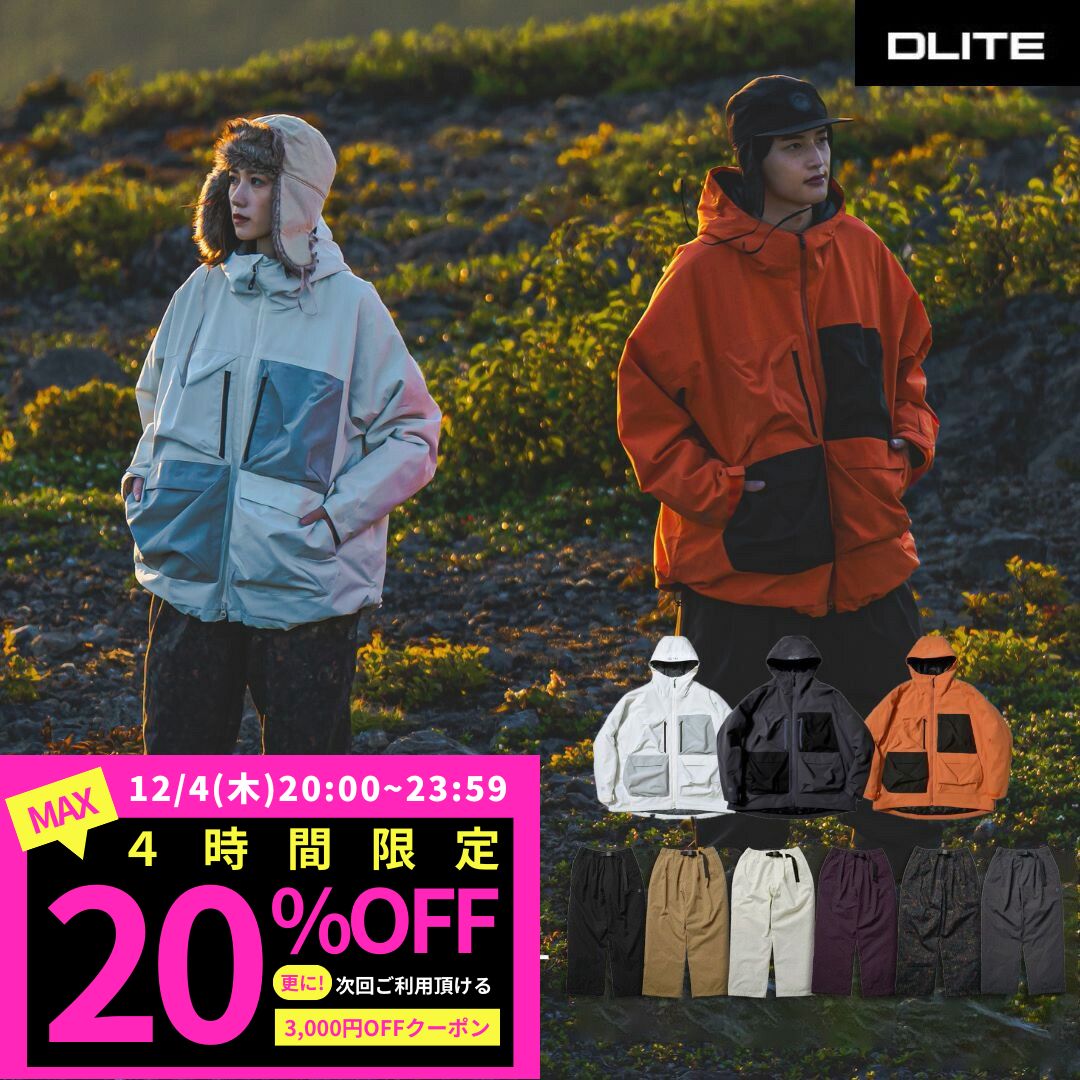 スノーボードウェア 上下セット ジャケット パンツ メンズ レディース ユニセックス スキーウェア スノボウェア スノーウェア スノーボード ウェア スノボ ボード ウエア 送料無料 DLITE ディライト