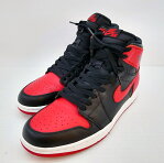 NIKE (ナイキ) AIR JORDAN 1 RETRO HIGH OG "BRED" 555088-023 サイズ:10 (28cm) カラー:ブラック・レッド