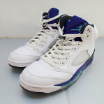 NIKE (ナイキ) AIR JORDAN 5 RETRO 136027-108 サイズ: 10 (28cm) カラー:パープル・ホワイト