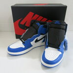 NIKE AIR JORDAN 1 HIGH OG "WHITE/ROYAL" ナイキ エアジョーダン 1 ハイ OG ”ホワイト/ロイヤル” 555088-403 ブラック/ブルー/ホワイト サイズ:28cm【139-180603-05USH】