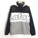 Lafayette(ラファイエット) Outline Logo Classic Nylon Anorak ロゴ クラッシック ナイロン アノラック ブラック サイズ:M【中古】【126 ストリート】【四日市 併売品】【126-200128-02YH】