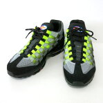 NIKE AIR MAX 95 WOVEN ナイキ エアマックス 95 ウーブン AQ0764-001 ブラック/グレー/イエロー サイズ:28cm【139-200430-01USH】