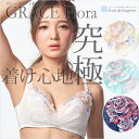 【ノンワイヤー らくらく補正】ブラ ノンワイヤーブラシャー ブラジャー レディース 下着 単品 ブラ ワイヤーなしブラジャー 大きいサイズ 機能性ノンワイヤー GRACE Fiora ~グレース フィオラ ~ ギフト