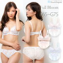 Full Bloom ~フルブルーム ~ ブラジャー&バックレースショーツ フラン レディース 下着 ブラジャー 単品 ブラ ブラジャー 大きいサイズ フェミニン パステルカラー 大人