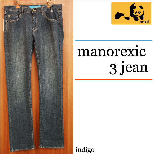 ☆20%OFF☆【ENJOI エンジョイ】ロングパンツ ズボン デニム denim スリムフィット ＜manorexic 3 jean slim fit＞カラー：（indigo）