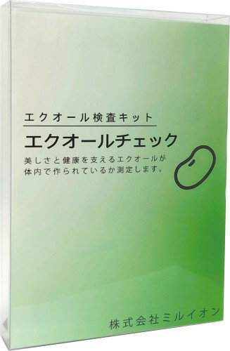 <strong>エクオール検査</strong> 「エクオールチェック」 イソフラボン量も同時に測定 郵送尿検査, 1個 (x 1)