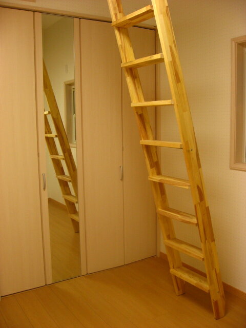 木製階段インテリア用　ロフト階段　ロフトはしご　金物セット　(fus-016)お洒落なロフ…...:free-door-shop:10000670