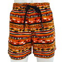 ■最大2000円OFFクーポン配布中■ 69SLAM ロックスラム メンズ ボードショーツ サーフパンツ SAVANA ORANGE ショート丈 (ELASTIC WAIST) 水着 ベストボディ フィットネス フィジーク