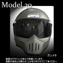 シンプソンヘルメット 日本国内仕様 M30 ガンメタSIMPSON Model 30復刻版6種類から選べるシールド！更に到着後レビュー特典もアリ！アルミビレット製スクリューの発送はレビューご記入の確認後に別途行わせていただきます。
