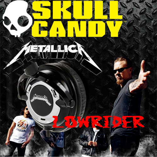 【SKULL　CANDY】Limited Edition Artist SeriesMetallica　LOWRIDERスカルキャンディーヘッドフォン　メタリカ　ローライダー【合計8,000円税込以上でCHOPS GET! 】【SBZcou1208】