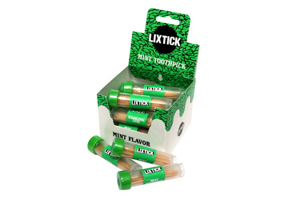 LIXTICK リックスティック MINT TOOTHPICK ミント トゥースピック 爪楊枝 ようじ 【1BOX （20チューブ入り）】ミント味の爪楊枝がクセになる！