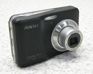 □■PENTAX/ペンタックス デジタルカメラ Optio E90 1010万画素 光学3倍ズーム 単三電池仕様 動作良好！送料一律600円 【中古】