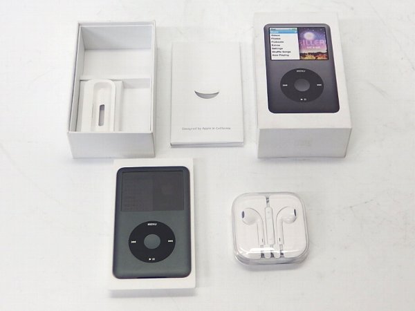□■○ Apple MC297J/A iPod classic 160GB (ブラック) iPod 初期化済 簡単な動作確認OK アップル 【中古品】