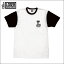 LOSER MACHINE/ルーザーマシーン 2016'FALL DEALERSHIP Two Tone sleeves Tee/Tシャツ・WHT/BLK
