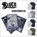 BLUCO WORK GARMENT/ブルコ 2PACK POCKET TEE/2パックポケットTシャツ・4color