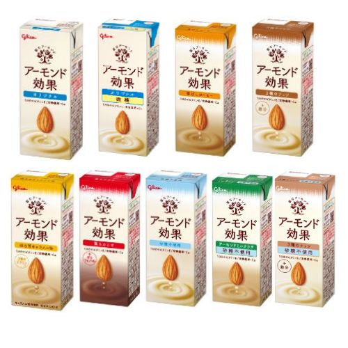 【食品】グリコ★<strong>アーモンド効果</strong>★200ml★24本×2ケース送料無料 　9種類から2ケース選択