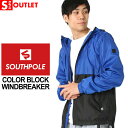 アウトレットセール 返品・交換・キャンセルは不可 │ SOUTH POLE サウスポール ナイロンジャケット メンズ レインジャケット ウィンドブレーカー (outlet)