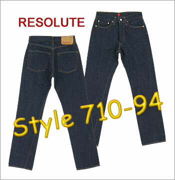 ■RESOLUTE（リゾルト） 66 model JEANS 【日本製】710-94（ワンウォッシュ）【28〜34inch】【710-4-94/710-6-94】▼ 送料無料！代引き手数料無料！▼【林さん】