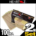 【肩/腰/脚など広範囲で使用したいときに】【徳用サイズ】【HEARTZ(ハーツ)】ハーツスーパーシール ベタ貼りタイプ 100枚入(100シート)×2個セット 【smtb-s】