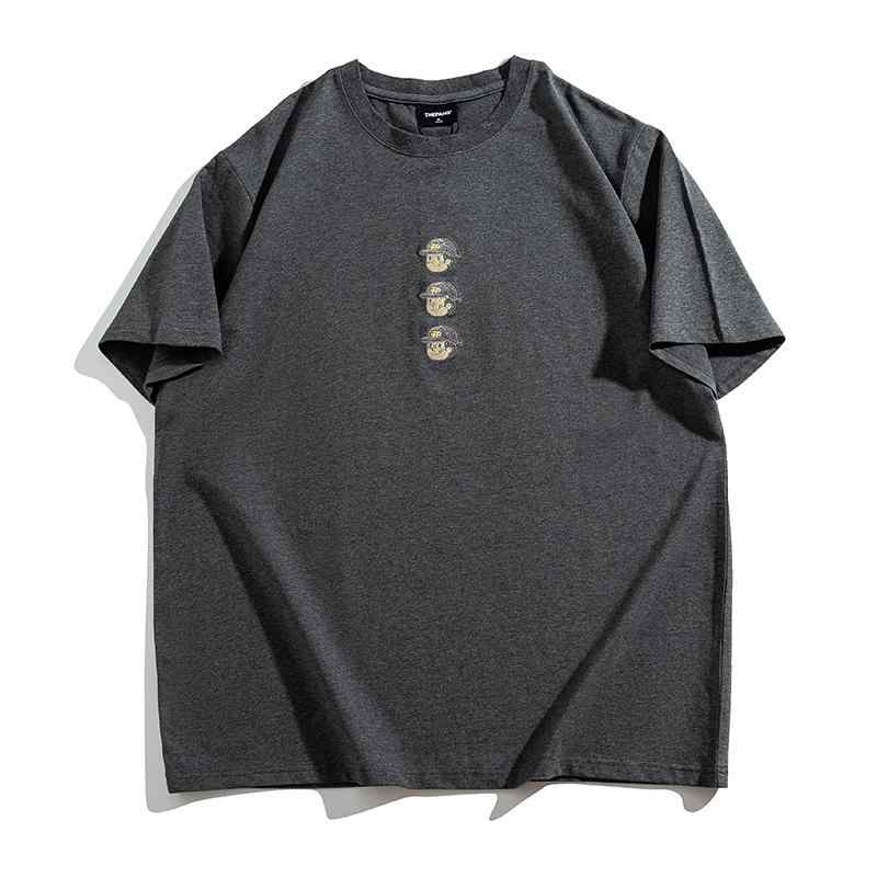 Tシャツ メンズ おしゃれ 大きいサイズ ゆったり 半袖 キャラクタープリント カジュアル シンプル 夏