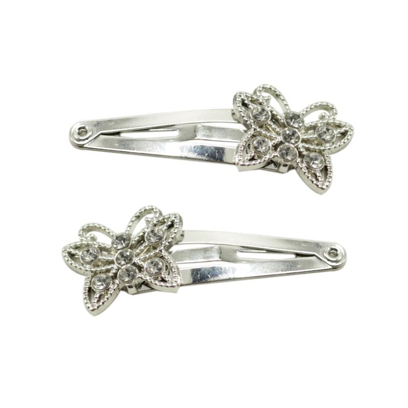 蝶々 ヘアピン 韓国 前髪クリップ インテリア系 シンプル かわいい 乙女風 レトロ 艶やか ヘアアクセサリー