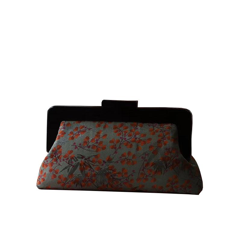 クラッチバッグ レディース フォーマル 花柄 中国風 チャイナ風 コーデ 夏 パーティー 和柄 中華式