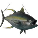 FRPアニマルオブジェ キハダマグロ(イエローフィンまぐろ) 【即納可】 置物 動物 魚 鮪 まぐろ きはだまぐろ ツナ 水族館 店舗 カフェ 喫茶店 レストラン 飲食店 インテリア イベント ディスプレイ 実物大 等身大 リアル 等身大フィギュア 【whlny】