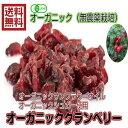 (オーガニック クランベリー 180g/60g×3袋)JAS有機認証 無農薬 ドライクランベリー ドライフルーツ 全国送料無料