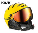 '16-17KASK(カスク)ゴーグル付ヘルメット「ヘルメットバイザーCLASS Montecarloモンテカルロ」Yellow(SHE00033.224)【全国送料無料】