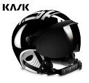 '16KASK(カスク)ゴーグル付ヘルメット「ヘルメットバイザーSTYLE」Black×White(SHE00029.251)【全国送料無料】