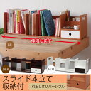 ペン立て・収納付きスライドブックスタンド【小物収納