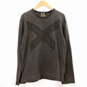 ブラックコムデギャルソン 長袖Tシャツ BLACK COMME des GARCONS チャコールグレー メンズ サイズ:L 【中古】