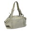 プラダ ショルダーバッグ レザー PRADA グレー 【中古】【送料無料】
