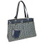 【中古】クリスチャンディオール トートバッグ キャンバス トロッター Christian Dior ネイビー 【送料無料】