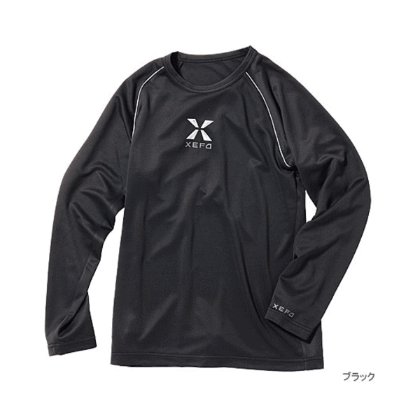 ≪新製品！≫シマノ XEFO・ロングスリーブ Tシャツ SH-215J 　ブラック LLサイズ
