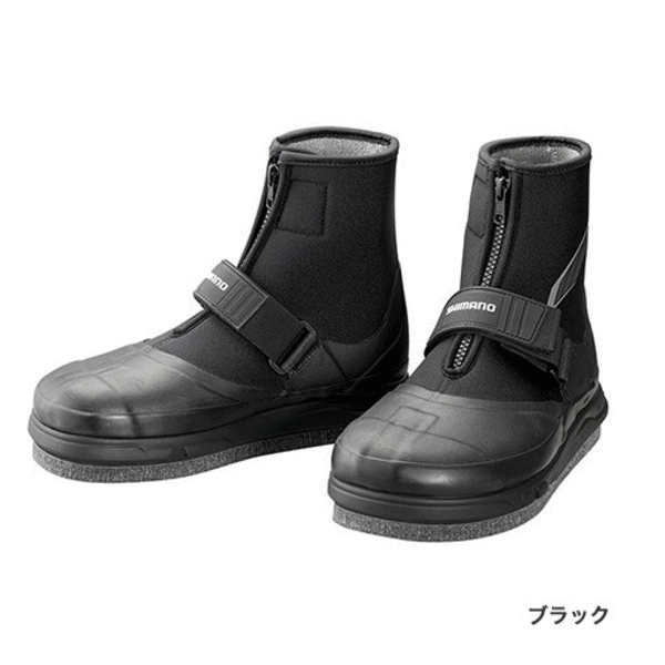 ≪'18年3月新商品!≫ シマノ ジオロック・3Dカットピンフェルト鮎タビ(中丸先ワイド) TA-062R ブラック 3Lサイズ