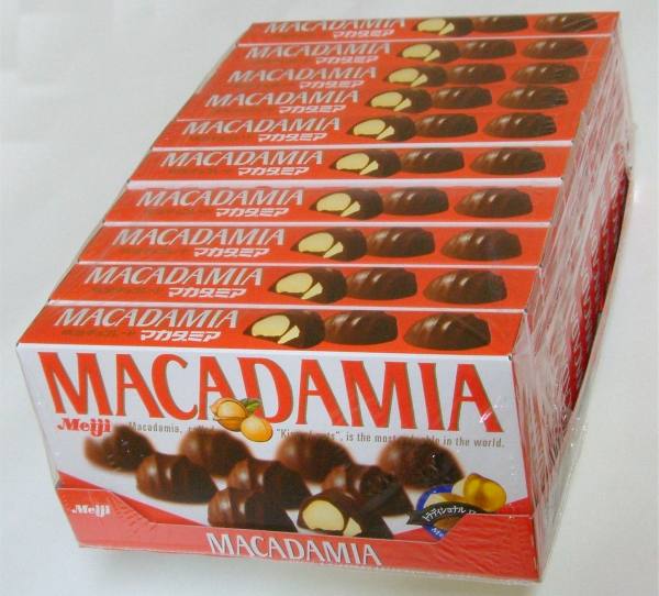 ■明治マカダミアチョコレート　10箱　MEIJI【マラソン201207_食品】23％OFF!!