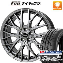 【新品国産5穴114.3車】 夏タイヤ ホイール<strong>4本セット</strong> 225/45R18 BFグッドリッチ(<strong>フジ</strong>専売) g-FORCE フェノム T/A ホットスタッフ <strong>エクシーダー</strong> E05II 18インチ(送料無料)