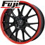 【送料無料】 BRIDGESTONE ブリヂストン ブリザック VRX2 215/45R18 18インチ スタッドレスタイヤ ホイール4本セット LEHRMEISTER レアマイスター ヴァッサーノ(ブラック/レッドクリア) 7J 7.00-18【楽天タイヤ取付対象】