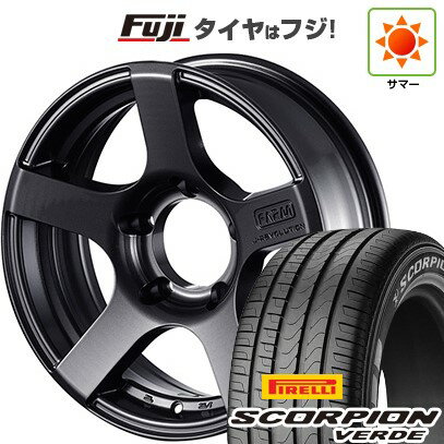 【新品】ジムニーシエラ/ジムニーノマド 夏タイヤ ホイール4本セット 215/70R16 ピレリ スコーピオン ヴェルデ モーターファーム J-レボリューション 16インチ(送料無料) サマータイヤ